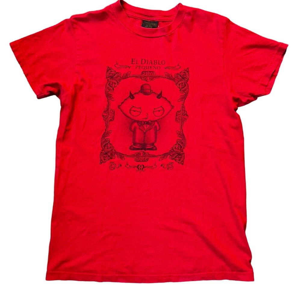 Family Guy Adult MD Stewie El Diablo Pequeno Graphic T-shirt